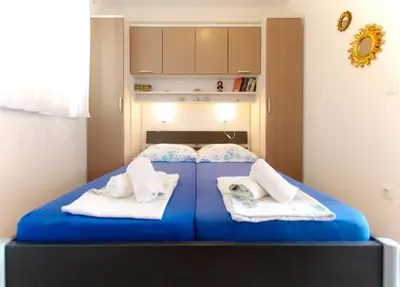 Krevet ili kreveti u jedinici u objektu Murter Lungo Mare id400
