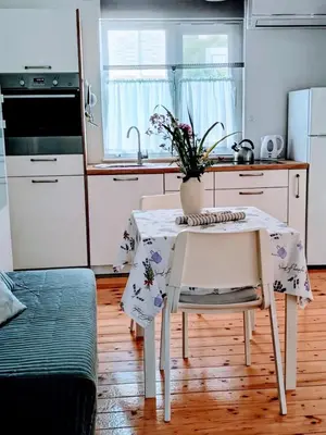 Kuhinja ili čajna kuhinja u objektu Bungalow 3743-4 Pers in Razanj