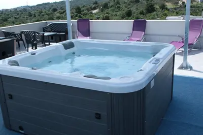 Tlocrt objekta XXL Vila Lavanda for 16 person