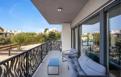 Balkon ili terasa u objektu Awesome Home In Murter