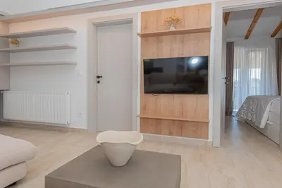 Tlocrt objekta Luxury 2BR Penthouse in Villa with Pool
