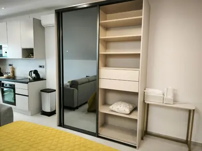 Kuhinja ili čajna kuhinja u objektu Top Apartments & Studios Marina View