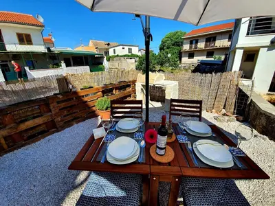 Tlocrt objekta Apartmani Domitrović