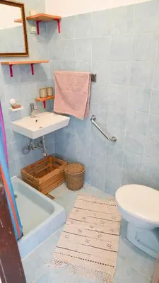 Kupaonica u objektu Seaside apartment Motar