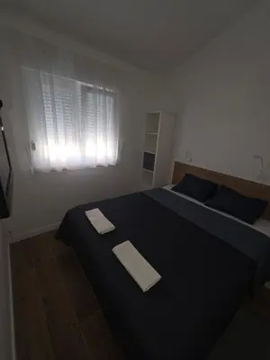 Krevet ili kreveti u jedinici u objektu Apartmani Borovac Šparadići