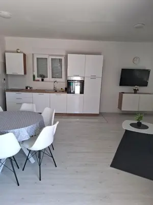 Kuhinja ili čajna kuhinja u objektu Monami Apartman Charlie