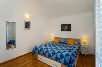 Krevet ili kreveti u jedinici u objektu Spacious Terrace Apartments