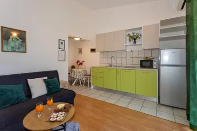 Kuhinja ili čajna kuhinja u objektu Spacious Terrace Apartments