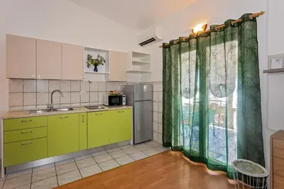 Kuhinja ili čajna kuhinja u objektu Spacious Terrace Apartments