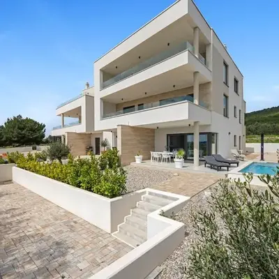 Apartment Maslina mit privatem Salzwasserpool