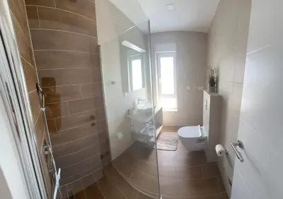 Kupaonica u objektu Villa Ocean View1,Vollausstattung,Pool,Meerblick,Top-Lage