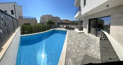Bazen u objektu Villa Ocean View1,Vollausstattung,Pool,Meerblick,Top-Lage ili u blizini