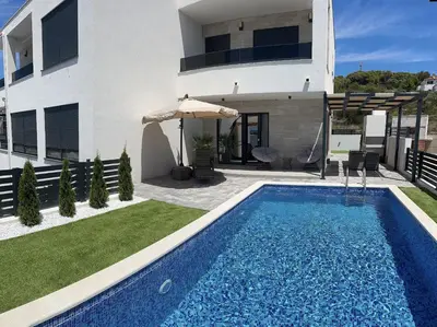 Bazen u objektu Villa Ocean View2,Vollausstattung,Pool,Meerblick,Top-Lage ili u blizini