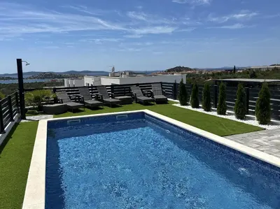 Bazen u objektu Villa Ocean View2,Vollausstattung,Pool,Meerblick,Top-Lage ili u blizini
