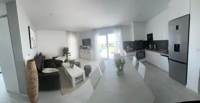 Kuhinja ili čajna kuhinja u objektu Villa Ocean View2,Vollausstattung,Pool,Meerblick,Top-Lage