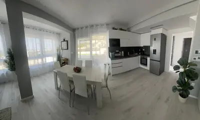 TV i/ili zabavni centar u objektu Villa Ocean View3 Vollausstattung,Pool,Meerblick,Top-Lage