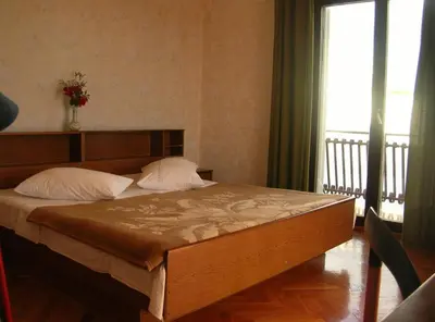 Krevet ili kreveti u jedinici u objektu Apartment with Terrace and Sea View Brodarica