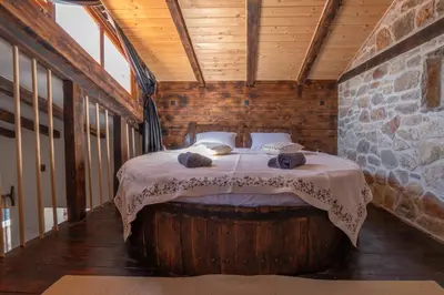 Krevet ili kreveti u jedinici u objektu Krka home