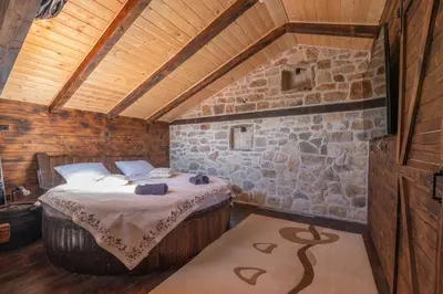 Krevet ili kreveti u jedinici u objektu Krka home