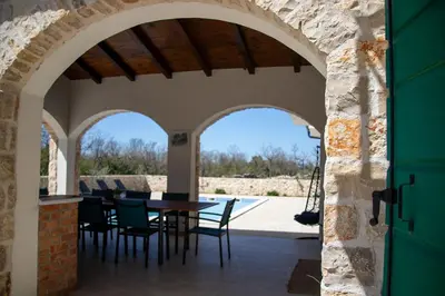 Balkon ili terasa u objektu Villa Skelin