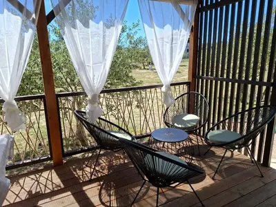 Balkon ili terasa u objektu Mobile home Magdalena