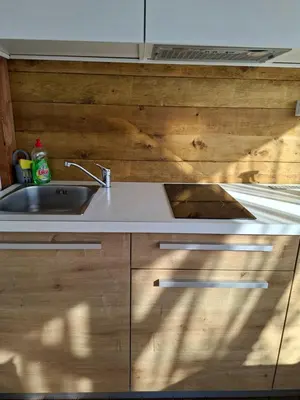 Kuhinja ili čajna kuhinja u objektu Mobile home Magdalena
