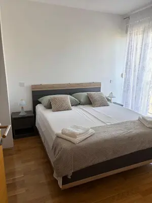 Krevet ili kreveti u jedinici u objektu Adria