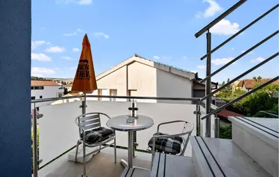 Balkon ili terasa u objektu 1 Bedroom Gorgeous Apartment In Zaboric-Brodarica