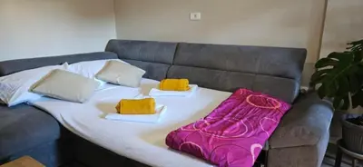 Krevet ili kreveti u jedinici u objektu Apartment Josipa-center of Šibenik