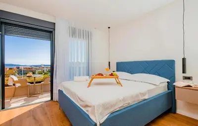 Krevet ili kreveti u jedinici u objektu Lovely Home In Vodice