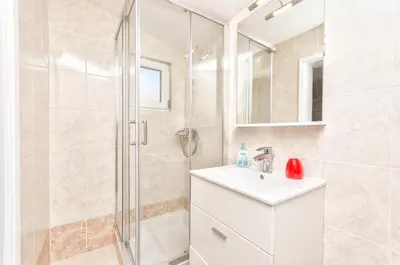 Kupaonica u objektu Apartment Family apartments Ina