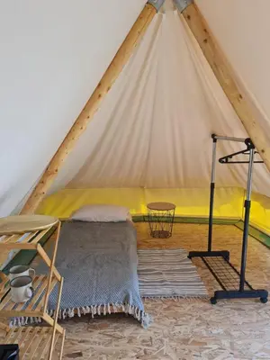 Krevet ili kreveti u jedinici u objektu Camp Robeko