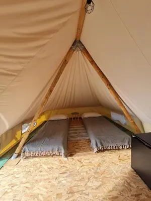 Krevet ili kreveti u jedinici u objektu Camp Robeko