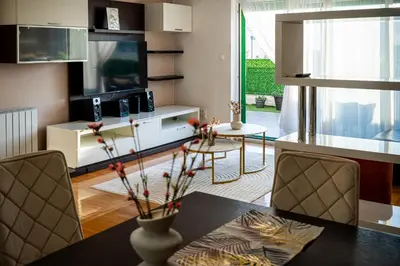 TV i/ili zabavni centar u objektu Apartment Nina