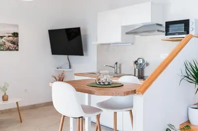 Kuhinja ili čajna kuhinja u objektu Apartment Eva