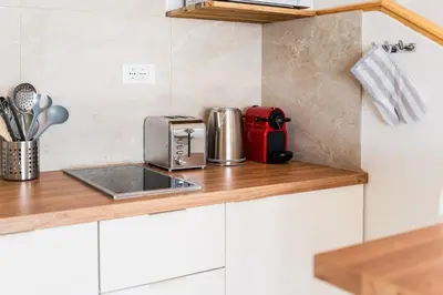 Kuhinja ili čajna kuhinja u objektu Apartment Eva