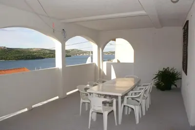 Tlocrt objekta Apartments by the sea Tisno, Murter - 814
