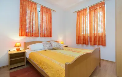 Krevet ili kreveti u jedinici u objektu 1 Bedroom Beautiful Apartment In Srima