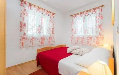 Krevet ili kreveti u jedinici u objektu Amazing Apartment In Srima With Wifi