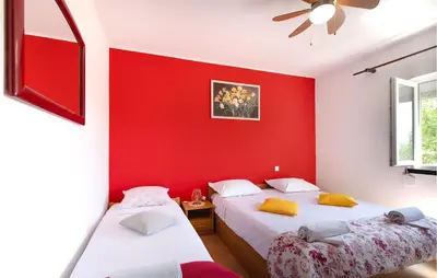 Krevet ili kreveti u jedinici u objektu Beautiful Home In Sibenik