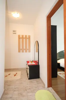 Krevet ili kreveti u jedinici u objektu Apartments by the sea Razanj, Rogoznica - 8361