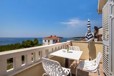 Balkon ili terasa u objektu Apartments and rooms with parking space Rogoznica - 10339