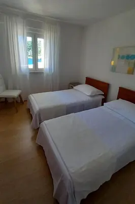 Krevet ili kreveti u jedinici u objektu Apartments by the sea Razanj, Rogoznica - 2970
