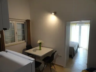 Krevet ili kreveti u jedinici u objektu Apartments by the sea Brodarica, Sibenik - 4195