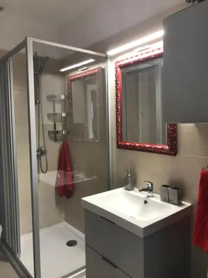 Kupaonica u objektu Apartment Puh