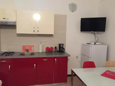 Kuhinja ili čajna kuhinja u objektu Apartment Puh