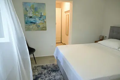 Krevet ili kreveti u jedinici u objektu Apartment ART Murter