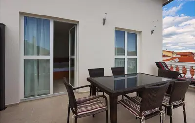 Balkon ili terasa u objektu Nice Apartment In Vodice With Wifi