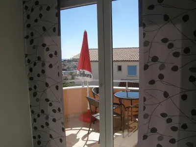 Balkon ili terasa u objektu Apartment Roza Primošten