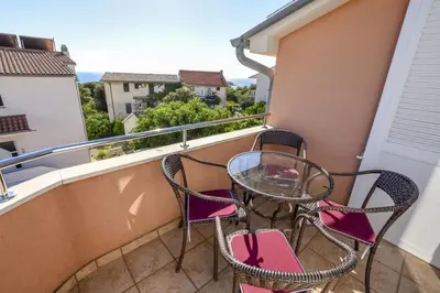 Balkon ili terasa u objektu Apartment Roza Primošten